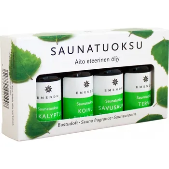 Emendo Saunová vůně mix eukalyptus bříza kouřové aroma 4 x 10 ml