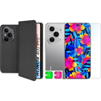 Pouzdro na mobilní telefon Flipové pouzdro Pouzdro Knížkové pouzdro pro Honor 400, černé