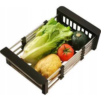 Organizace kuchyně ODKAPÁVAČ NA DŘEZ TELESKOPICKÝ SUŠÁK NA NÁDOBÍ A ZELENINY ROZKLÁDACÍ