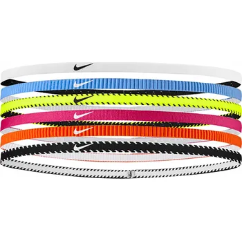 Čelenka NIKE FLEX CLASSIC SLIM HEADBANDS 6PK čelenky do vlasů (6 kusů) unisex