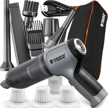 Vysavač VÝKONNÝ BEZDRÁTOVÝ VYSAVAČ RUČNÍ 120 W TURBO VÝKON FILTRY SADA HUBIC