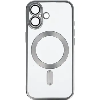 Pouzdro na mobilní telefon Zadní kryt Metallic MagSafe pro iPhone 17 stříbrný