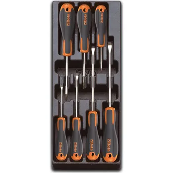 SADA ŠROUBOVÁKŮ EVOX 7KS V PLASTOVÉ PODESTĚ, 2424/T221