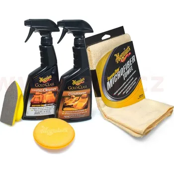 Meguiar's Heavy Duty Leather Care Kit - kompletní sada na čištění a ochranu kožených povrchů