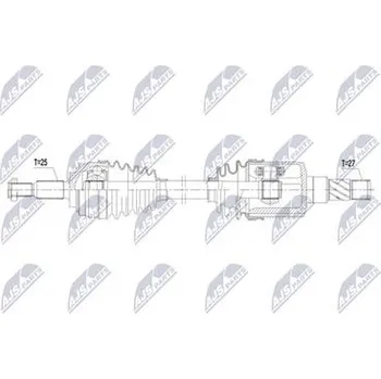 Hnací hřídel - poloosa NTY NPW-NS-226