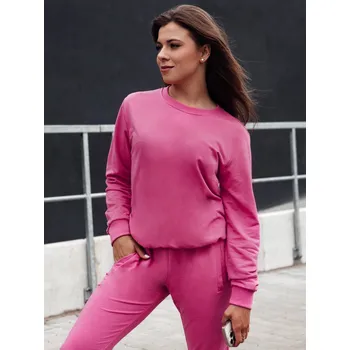 Dámská mikina Dámská mikina GLAMFLAIR koralowa BY1313 Barva: Růžová, Velikost: M