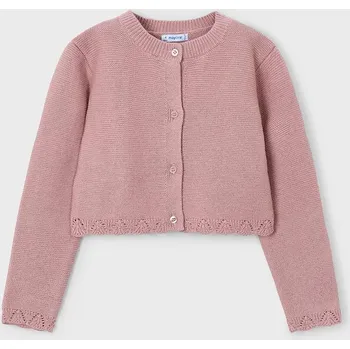 Dětská móda Dětský svetr Mayoral 4312.6L.Mini.9BYA růžová 38X, vel. 128