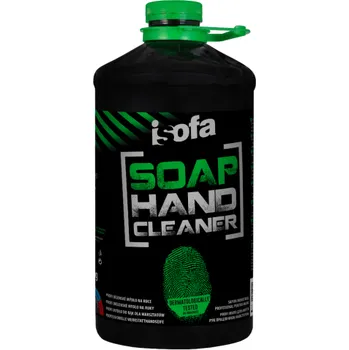 Koupelová kosmetika ISOFA Soap 3,5 kg COMP - Profi dílenské mýdlo na ruce (Dílenské tekuté mýdlo určené pro mytí silně znečištěných rukou. Je příjemně parfemované a neobsahuje abraziva.)