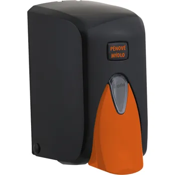 Dávkovač mýdla BASIC Dávkovač pěnového mýdla TEAM, černý (Spolehlivý dávkovač určený pro pěnová mýdla zařazené do systému TEAM.)