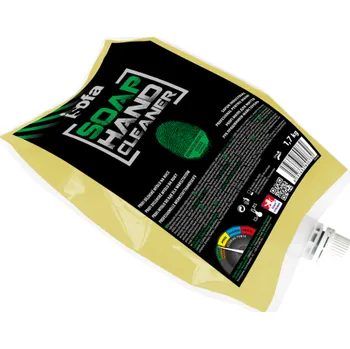 Koupelová kosmetika ISOFA Soap 1,7 kg, profi dílenské mýdlo tekuté, náhradní balení GROUP (Dílenské tekuté mýdlo určené pro mytí silně znečištěných rukou. Je příjemně parfemované a neobsahuje abraziva.)