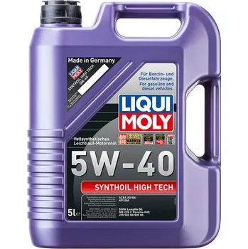 Motorový olej LIQUI MOLY Synthoil High Tech 5W-40, plně syntetický motorový olej 5 l
