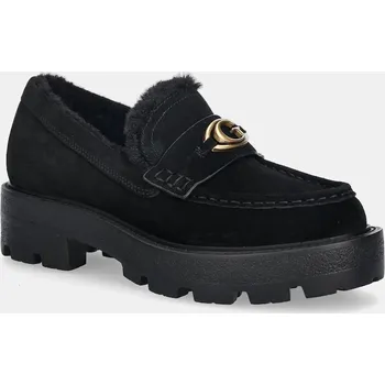 Dámská obuv Semišové mokasíny Guess YANIKAY FLFYKY.SUE14.BLKBL černá 99X, EUR 40