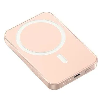 Powerbanka MagSafe PD22 10000 mAh růžová