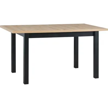 Stůl Melan 120-150 Rozkládací - Black Red White - BRW Černá 120x78 cm