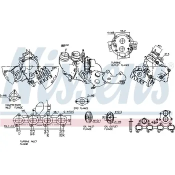 Turbodmychadlo Turbodmychadlo NISSENS 93950