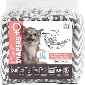Obleček pro psa M-Pets Jednorázové pleny pro feny XL 10 ks