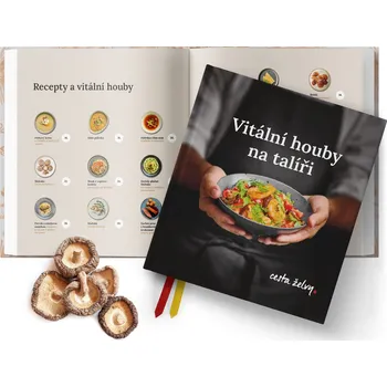 ❤️ MycoMedica Vitální houby na talíři | Milan Schirlo + Josef Javier Alvarez + Maxim Krejčí | kniha | AKCE:  ✅ od 2 ks  - 7 % až - 13 % SLEVA ❤️ 2024. jazyk: čeština, vazba: pevná, 104 stran, 220 x 205 cm ❤️ MycoMedica® - KVALITNÍ Přírodní doplňky stravy,