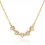 ELENYS Heartline Chain – pozlacený náhrdelník 18K žluté zlato Délka: 41+5 cm / max. 46 cm pozlacený náhrdelník 18K žluté zlato