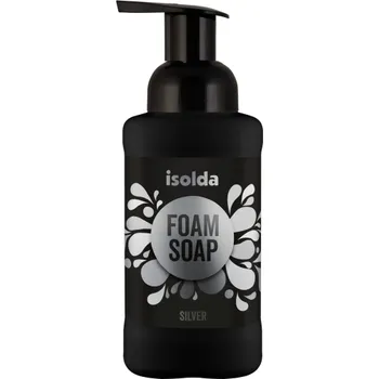 Mýdlo ISOLDA Silver foam soap 400 ml (​Luxusní pěnové mýdlo pro muže i ženy je nezbytnou součástí každodenní hygieny.)
