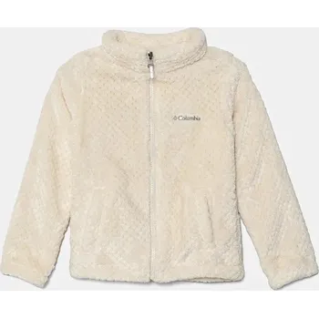 Chlapecká mikina Dětská fleecová mikina Columbia Fire Side 1799083.9BYH béžová 01X, vel. 128