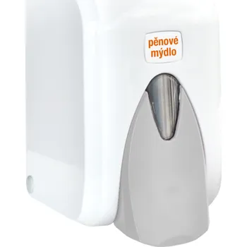 Dávkovač mýdla BASIC Dávkovač pěnového mýdla TEAM, bílý (Spolehlivý dávkovač určený pro pěnová mýdla zařazené do systému TEAM.)