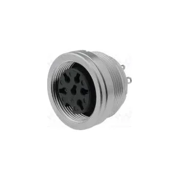 Elektrická zásuvka Konektor M16 zásuvka do panelu,matice zezadu IP65,IP67 300V