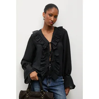 Dámská halenka Halenka Answear.LAB 080705.TOS černá 99X, vel. M