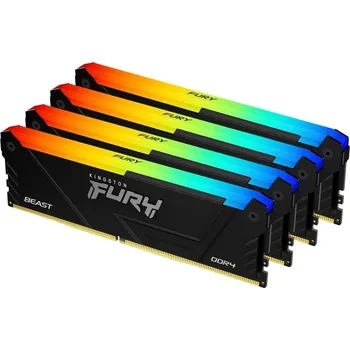 Operační paměť Kingston FURY Beast 128 GB (4x 32 GB) DDR4 3200 MHz (KF432C16BB2AK4/128)