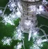 Vánoční světelný řetěz Light Irridiance Vánoční světelný řetěz ve tvaru sněhové vločky 6m 50 LED barevné