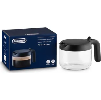 De'Longhi Skleněná karafa na kávu 750 ml DLSC021 černá
