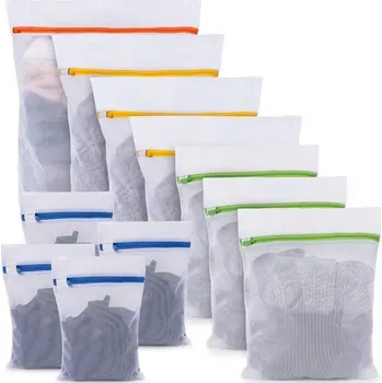 Koš na prádlo BoxLegend Prací síť do pračky Balení 11 kusů - Taška na prádlo Taška na prádlo se zipem Taška na