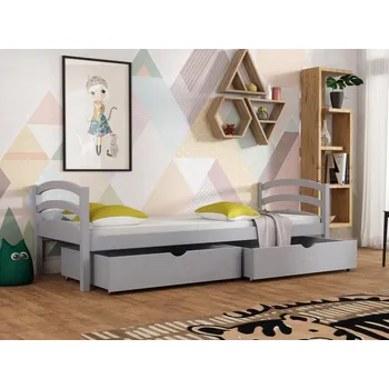 Dětská postel Dětská postel s úložným prostorem Tornádo Barva dřeva: Šedá, Rozměry: 80x180