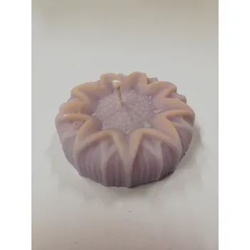 Svíčka Svíčka vonná z parafínového vosku - slunečnice - šeřík