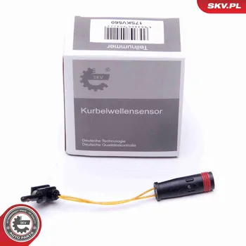 Brzdová destička Výstražný kontakt, opotřebení obložení ESEN SKV 17SKV560