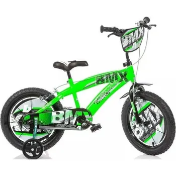 Dětské kolo Dětské kolo Dino Bikes BMX 165XC 16" zelené