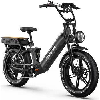 Elektrokolo ONESPORT Elektrokolo s duální baterií Onesport OT08 Pro 20'' 48V 36AH ČERNÁ|ŠEDÁ