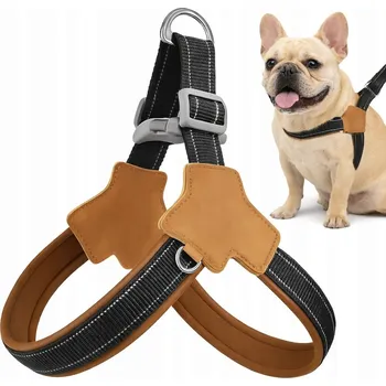 Postroj pro psa POSTROJ PRO PSA NASTAVITELNÝ Y-TVAR PRODYŠNÝ SÍŤOVANÝ REFLEXNÍ XL