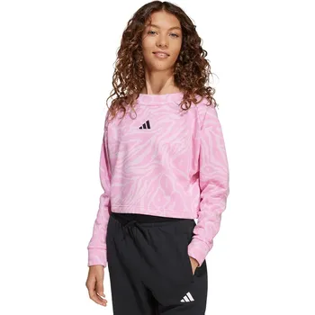 Chlapecká mikina Dětská mikina adidas JW7541 růžová 30X, vel. 164