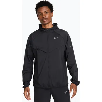 Pánská běžecká bunda Nike Stride Repel UV black/black
