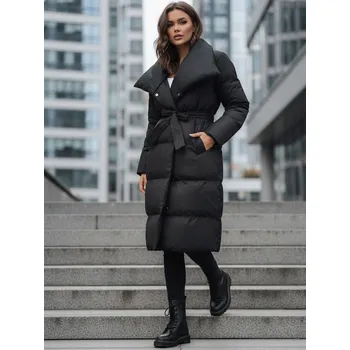 Dámská parka dlouhá dámská zimní bunda TY3089 Barva: Černá, Velikost: S