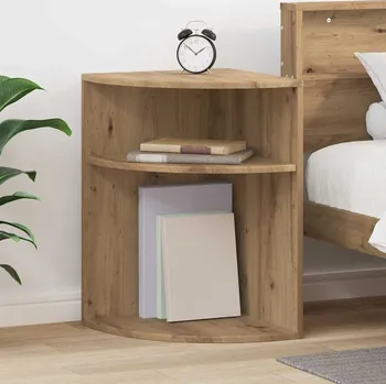 Obývací pokoj Odkládací stolek Artisanový dub 39,7 x 39,7 x 60 cm