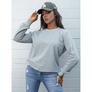 Dámská mikina Dámská mikina GLAMFLAIR koralowa BY1313 Barva: Světle Šedá, Velikost: M