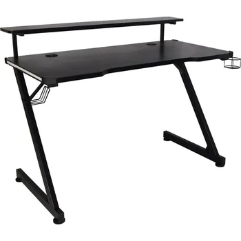 Psací stůl Psací stůl Black - Black Red White - BRW Černá 120x75 cm