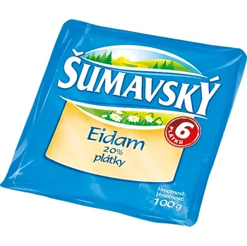 Šumavský Eidam plátky (20%) 100g