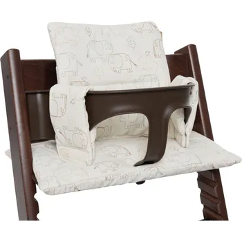 Jídelní židlička Jollein Sedací podložka do rostoucí židličky Elephant Tales