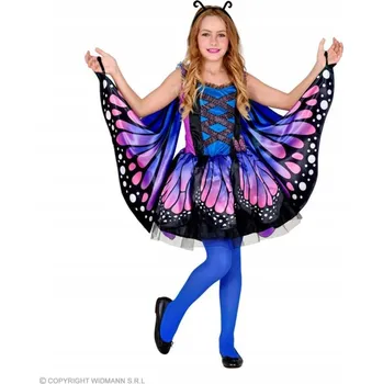 Karnevalový kostým KOSTÝM MOTÝLEK FIALOVÝ PRO DÍVKU MOTÝL 116