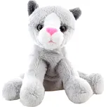 Wiky Kočka plyšová 15 cm šedá