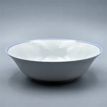 Nádobí OPAL svatební modrá, Mísa kompotová Angelika 25 cm, krajka, Thun