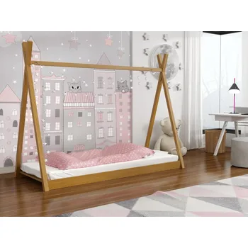 Dětská postel Dětská postel Ola - tipi Barva dřeva: Dub, Rozměry: 80x180