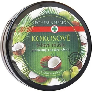 Pleťový krém Bohemia Kokosové tělové máslo 200 ml s kokosovým olejem